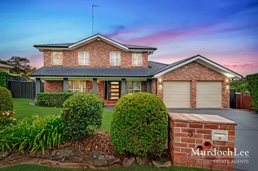 3 Claire Place, Baulkham Hills Sold by Murdoch Lee Estate Agents